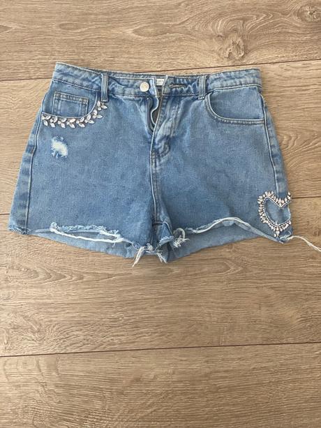 Riflove krátke nohavice, zara,158