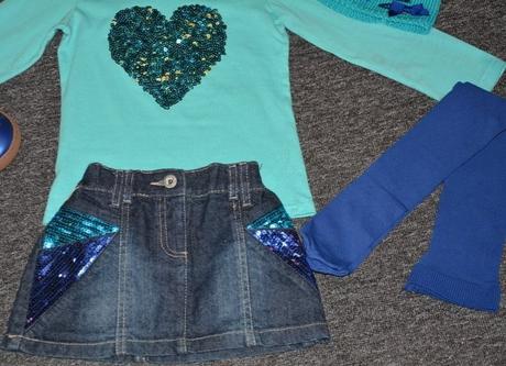 Tyrkysova suprava s flitrami, george,110