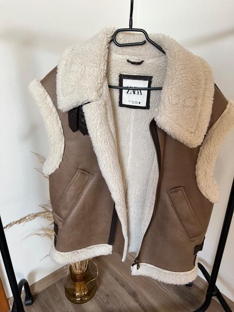 Zara viralna kozusinova vesta, zara,l