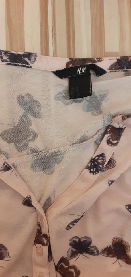 Motýlikova blúzka, h&m,s