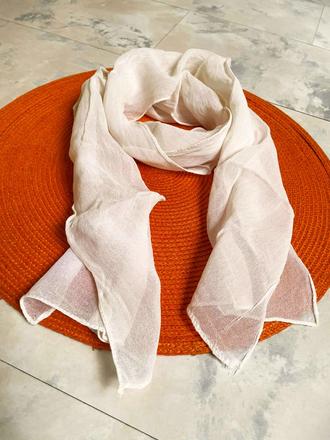 Mušelínová šatka na krk, xl