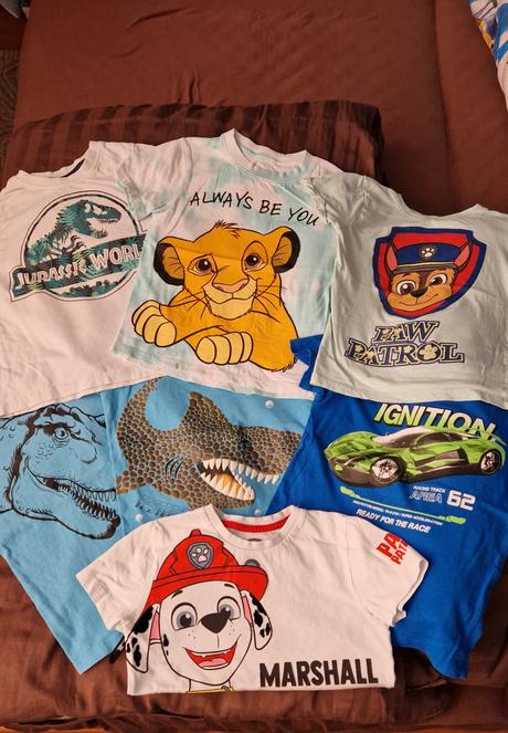 Tričká takko , h&m, takko,104