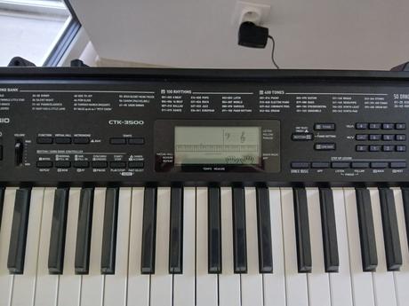 Keyboard casio ctk-3500 + stojan,