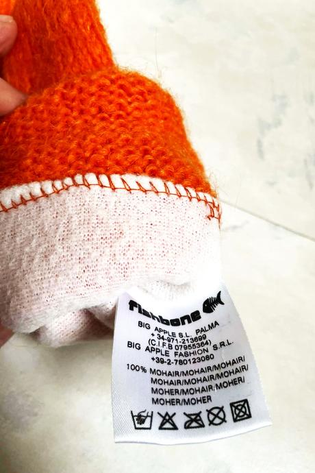 Luxusné mohérové rukavice, fishbone,l