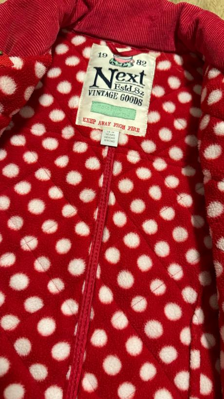 Prechodna bunda podsita flisom, next,164