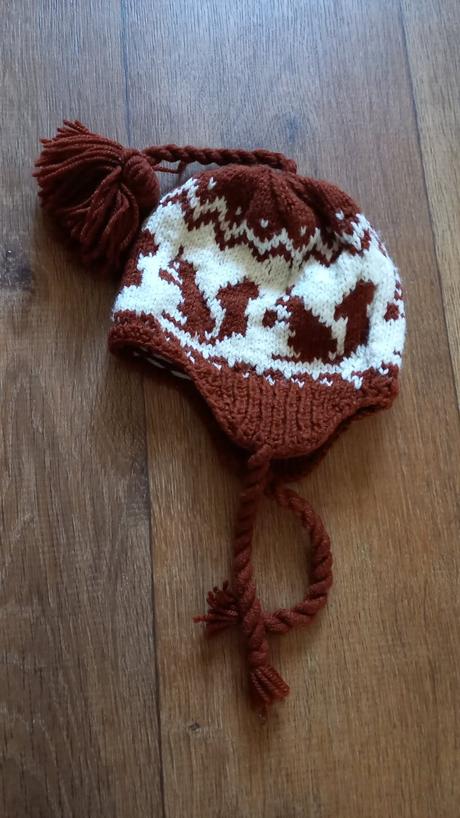 Nenosrná štrikovaná veverič.čiapka 6m az 1,5r, 80 / 86 / 92