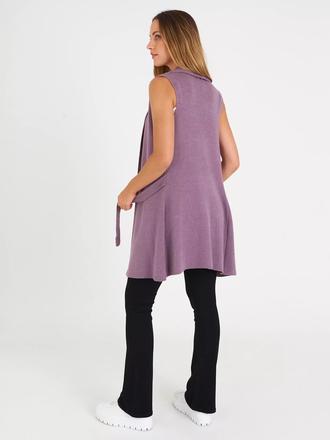 Predám pletenú vestu s opaskom, s/m, gate, gate,s