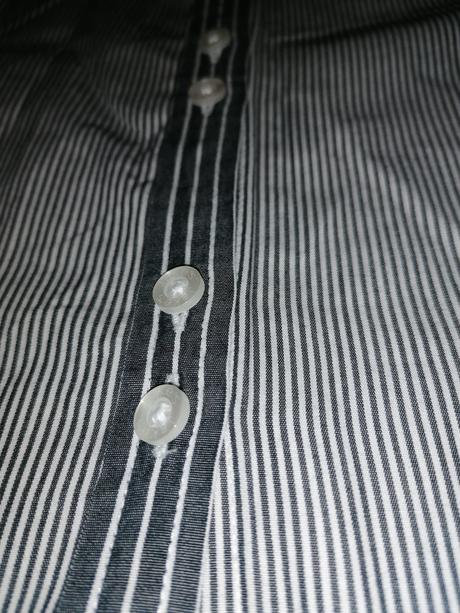 Košeľová blúzka s nášivkami, m