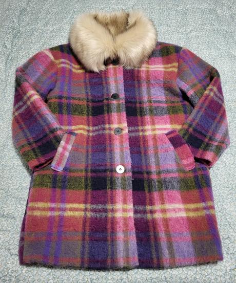 Vlnený kabát s kožušinkou, m