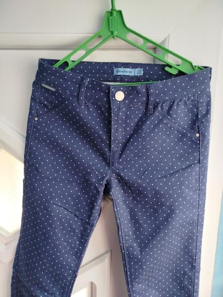 Elastické bodkované rifle, xs