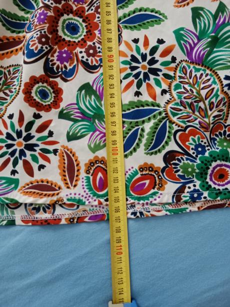 Vzorované ľahké letné šaty, l