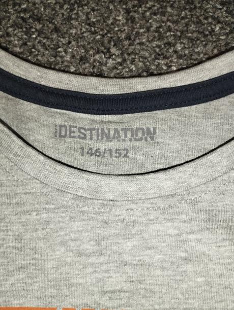 Sivé tričko s nápisom, 146