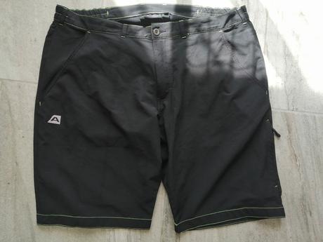 Softshell čierne kraťase alpinepro vxl, 56, alpine pro,xl