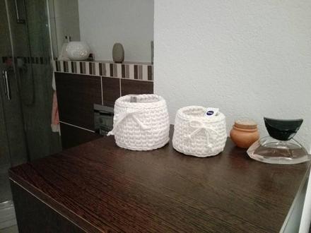 Nádherne hačkované košíčky vhodne ako darček , 