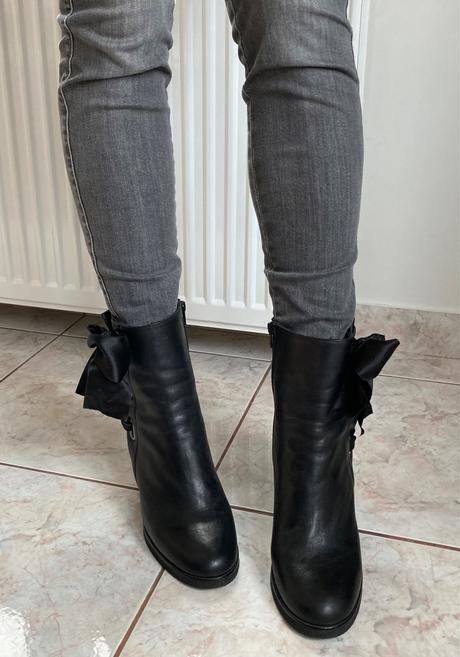 Kožené čižmy eva minge, 40