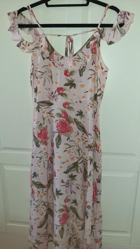 Romantické kvetované letné šaty, h&m,xs