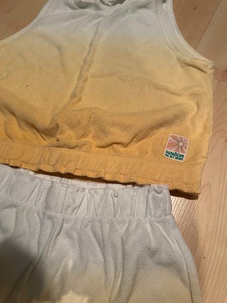 Tielko+ kratasy sunshine 12-14 rokov, h&m,158