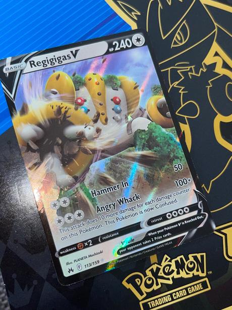 Pokémon silná karta regigigas 240hp,