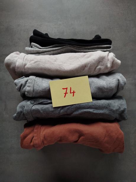 H&m zavinovacie body s nohavicami +2 nohavice zdar, h&m,74