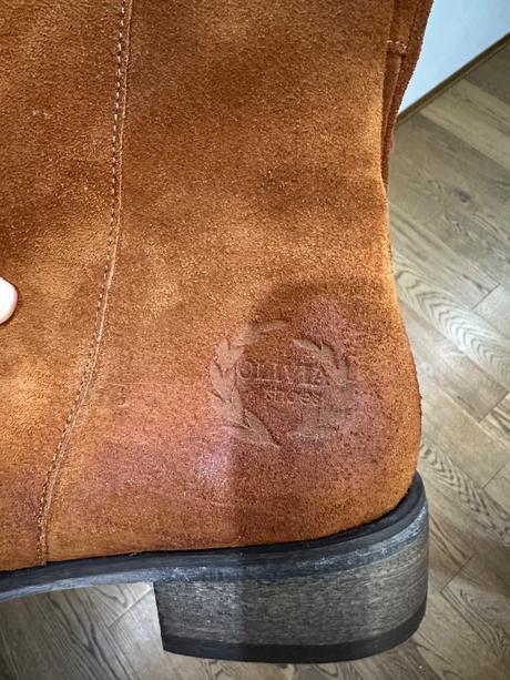 Hnede kozene cizmy, 38