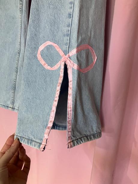 Dámske bledomodré zvonové coquette rifle, 36 / s