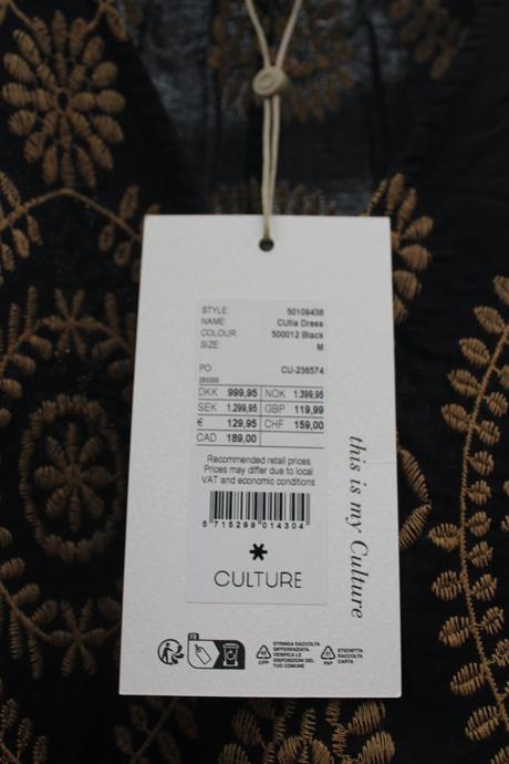 Nádherné šaty culture z čistej bavlny, m