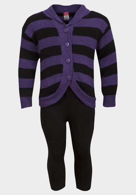 Dievčenská súprava - sveter s leginami, diva,86 / 92 / 98 / 104