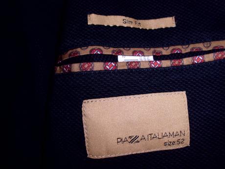 Slim sako, piazza italia,l