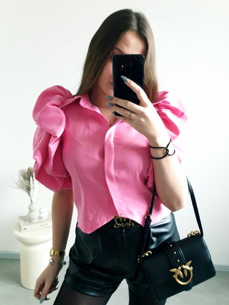 Blúzka s volánmi s/m, s