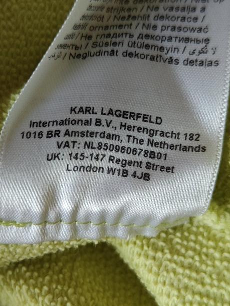 Karl lagerfeld originál dámska štýlová mikina, m