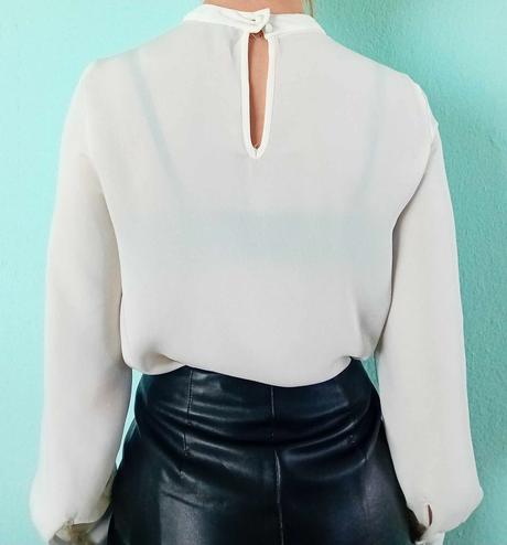 Dámska elegantná biela blúzka h&m, veľkosť 34, h&m,34 / xs