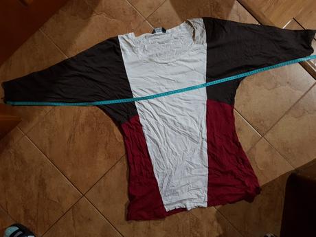 Predĺžené bavlnené italy tričko top vel.l/xl, l