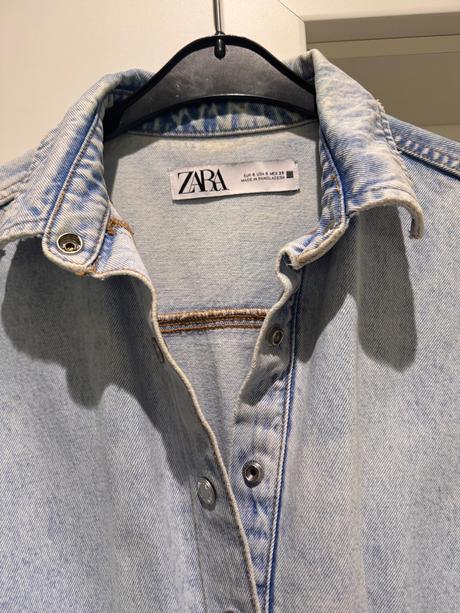 Zara letny riflovy overa, zara,xs