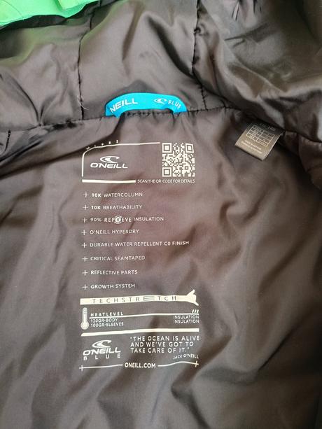 Lyziarska vetrovka 140, o'neill,140
