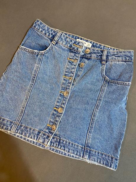 Dzinsova sukňa, pull&bear,s