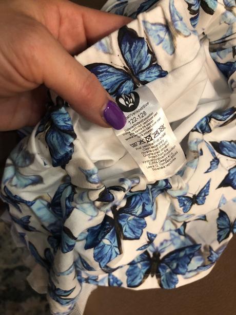 Zuppa motylikové kratasy 122/128, 122