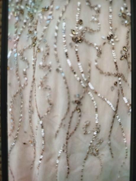 Trblietavé krátke šaty - veľkosť 38, 38