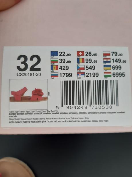 Predam sandale, 32
