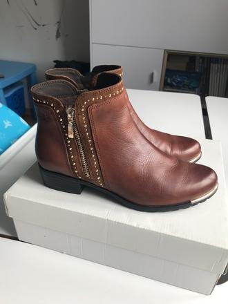 Kožené topánky caprice, 39