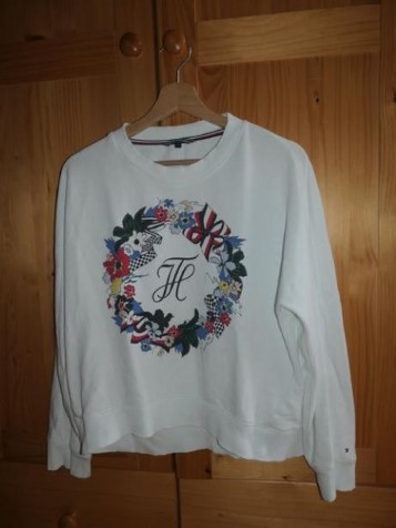 Tommy hilfiger stylova, moderna mikina s/m, tommy hilfiger,m