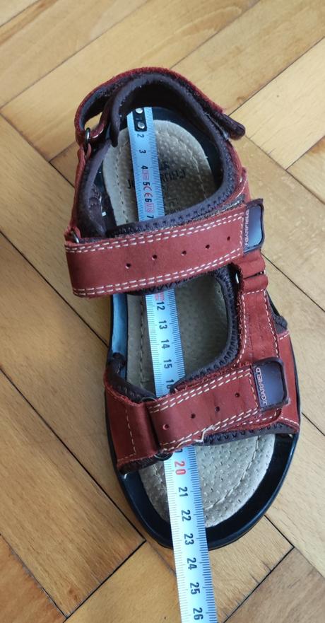 Detské kožené sandále, john garfield,32