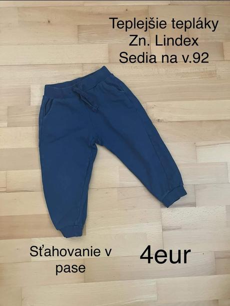 Teplé tepláky lindex, lindex,92