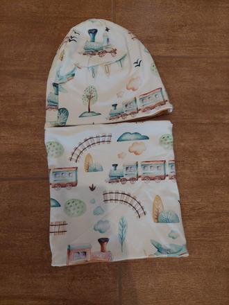 Set čiapka nákrčník, 98