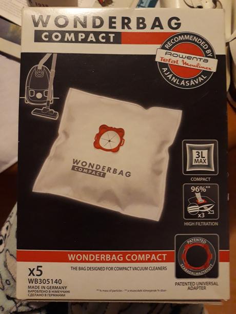 Vrecka do vysavaca wonderbag compact, 
