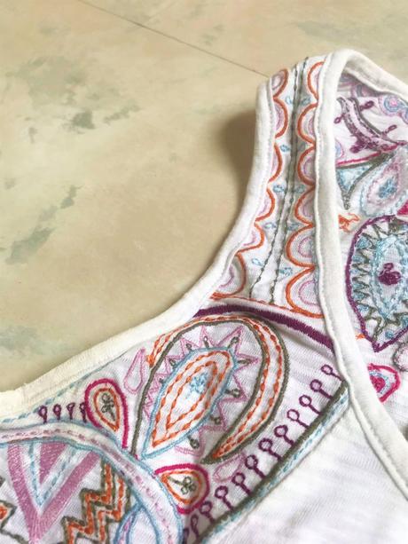 Voľné zvonové tielko vintage, next,40