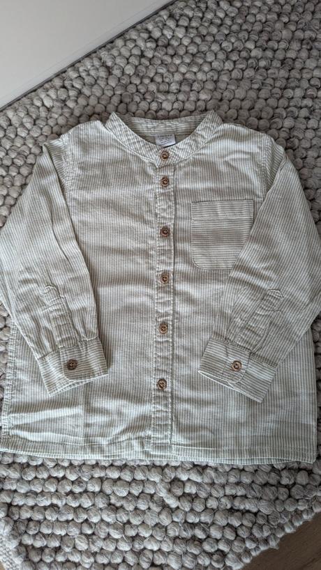 Lindex pásikavá košela zelená 98, lindex,98