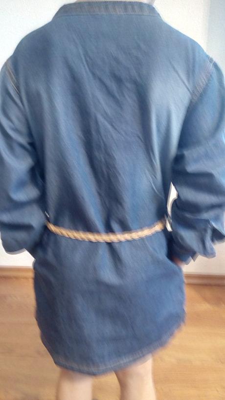 Dievčenska riflova košielka, 140