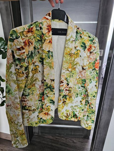 Kvetinové  sako zara, zara,s