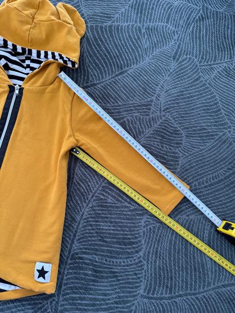 Zateplená mikina/kabátik s uškami, zn. little star, little star,104