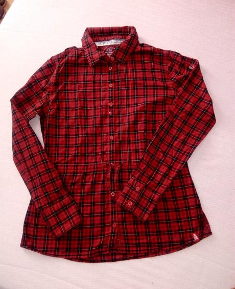 Károvaná červená košeľa, m
